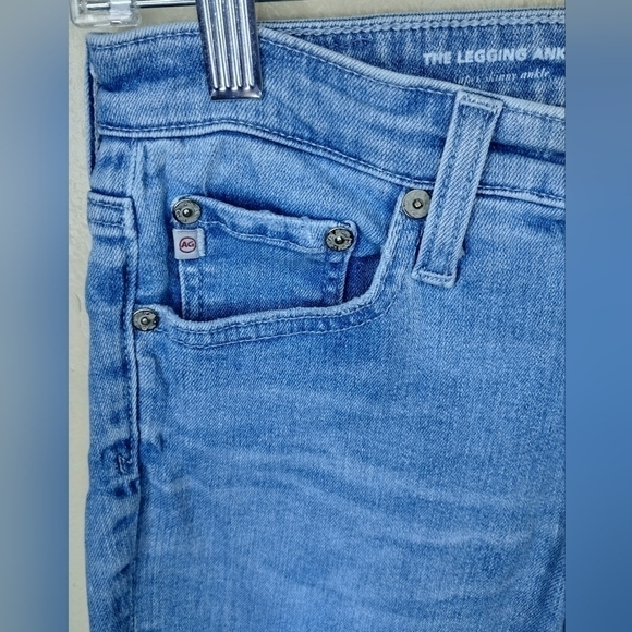 AG ADRIANO GOLDSCHMIED Women's 26x28 Jeans Legging Ankle Skinny USA DISTRESSED - Picture 7 of 10